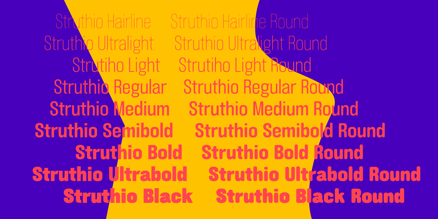 Пример шрифта Struthio #10